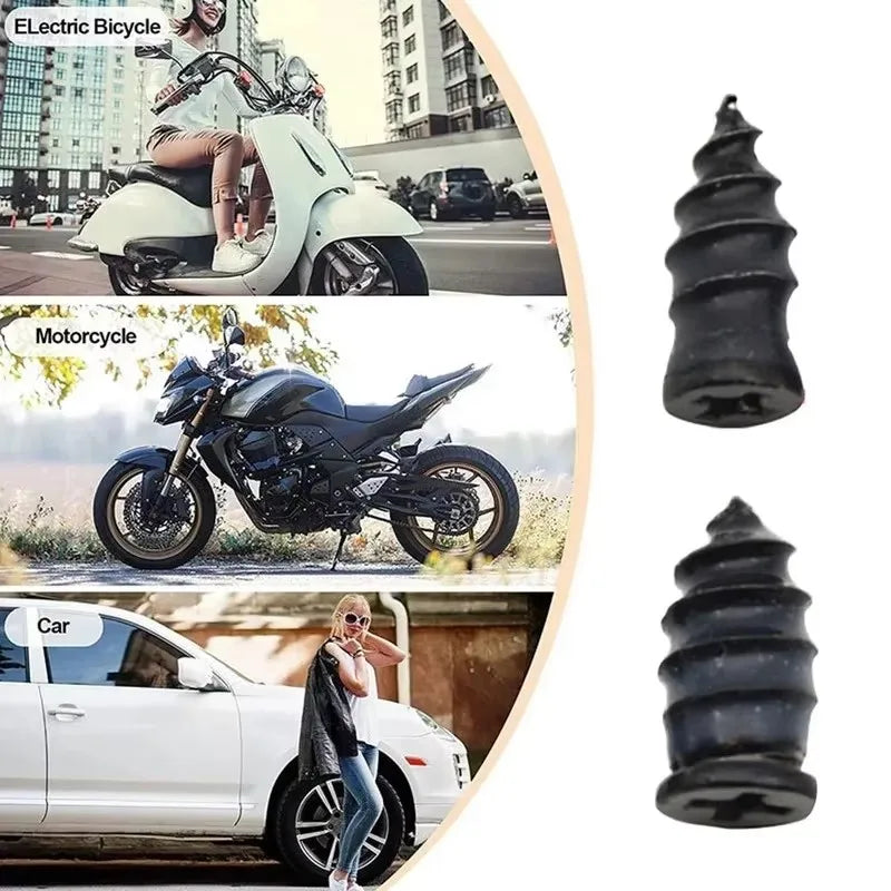 Rubber Nail Tire Repair Plugs – Car Motorcycle Bicycle Tire Repair Plugs Qme