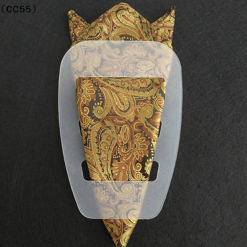 Pre-Folded Pocket Square Holder Clip for Suit Jacket (1/3pcs) Pocket Square Holder Qst