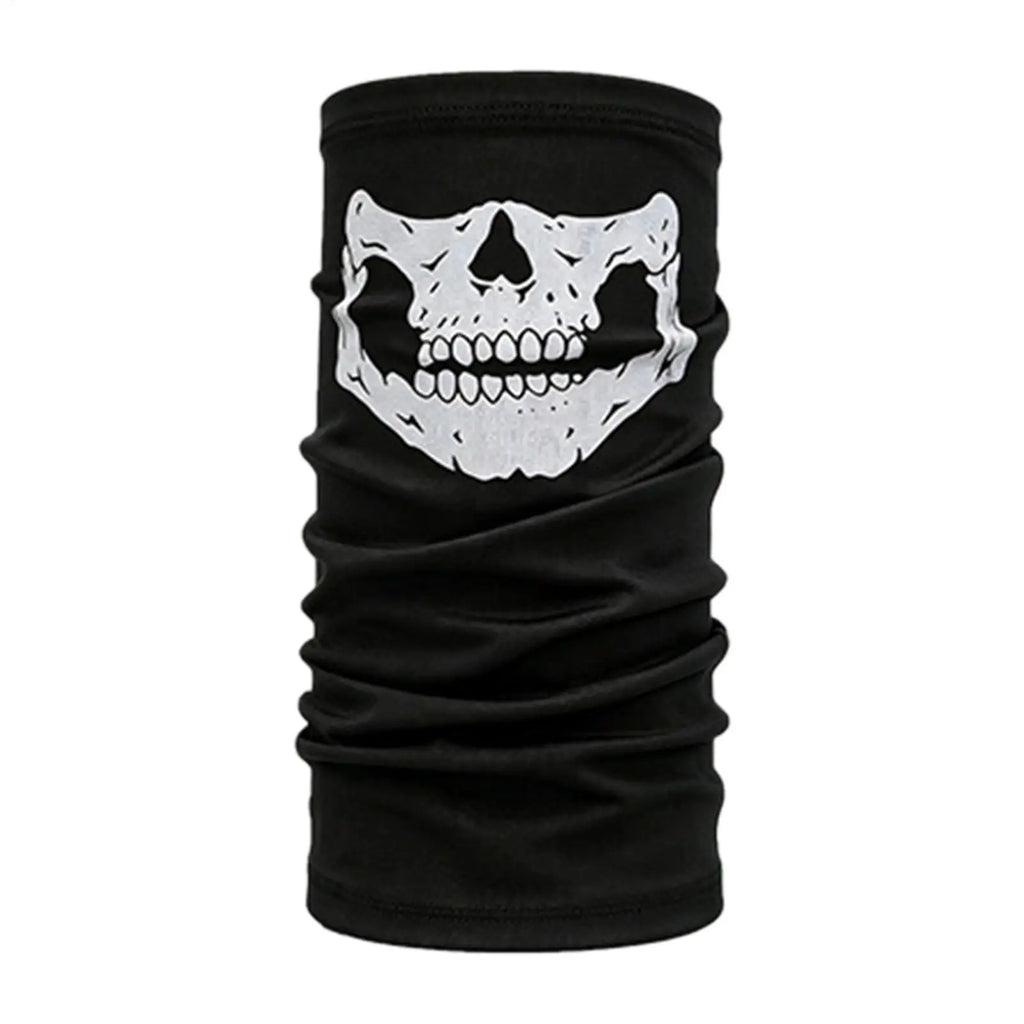 Skull Pattern Breathable Sports Bandana & Head Scarf Sports Bandana Qme