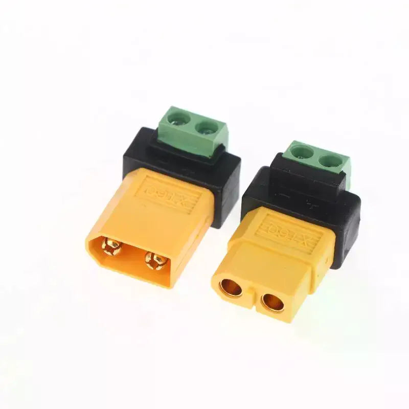 XT60 Male Female 2-Pin Solderless Charging Connector Adapter Charging Connector Adapter Qme