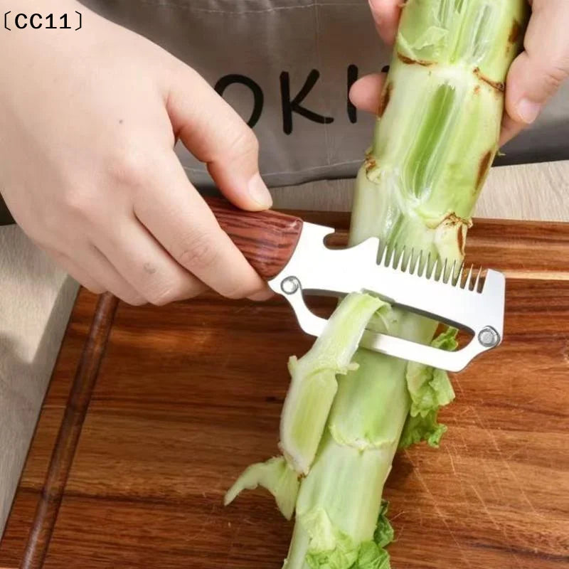 Multifunctional Vegetable Peeler & Bottle Opener | Stainless Steel Vegetable Peeler Qme