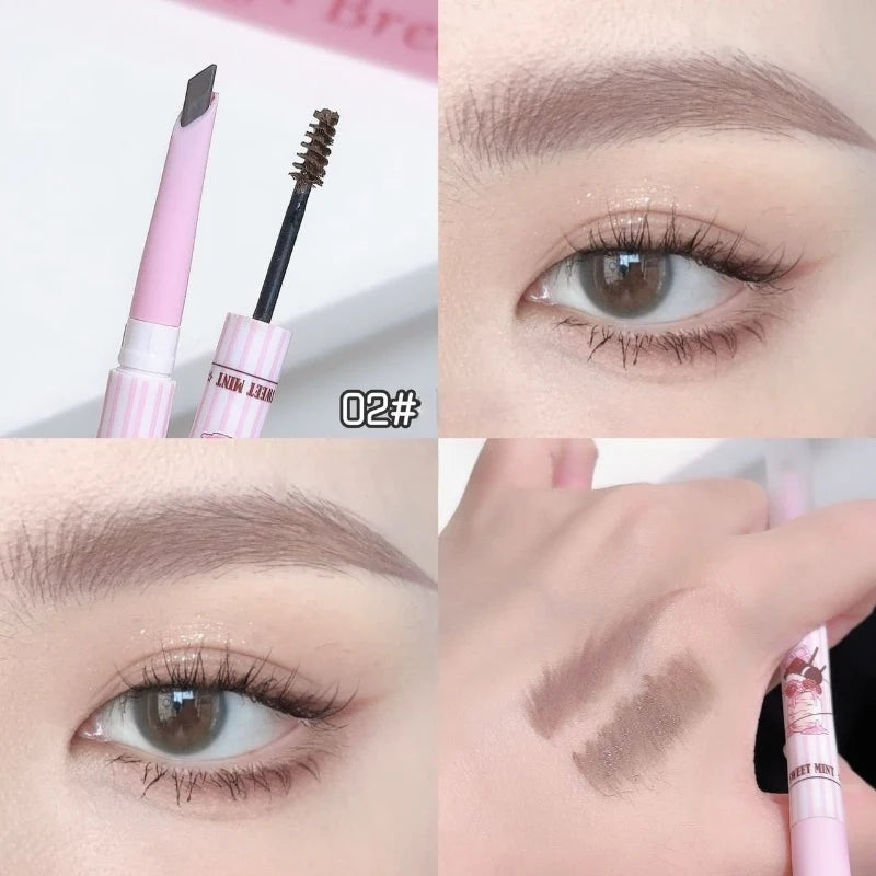 4PCS Double-Headed Waterproof Eyebrow Pen – All Skin Types Eyebrow Makeup Pen Qst