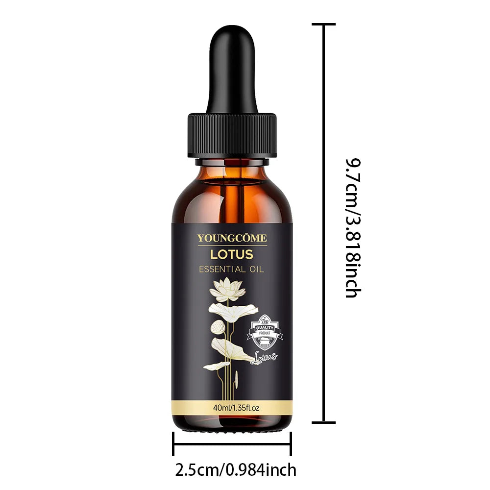 YOUNGCOME Natural Lotus Essential Oil – Skin Care & Meditation Lotus Essential Oil Qst 60ml