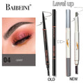 Qme Double-Ended Waterproof Eyebrow Pencil | 4 Shades Eyebrow Pencil Qme Gray