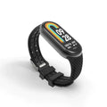 Silicone Replacement Strap for Xiaomi Mi Band 8 & 9 Smartwatch Strap Qme Black Mi Band 8