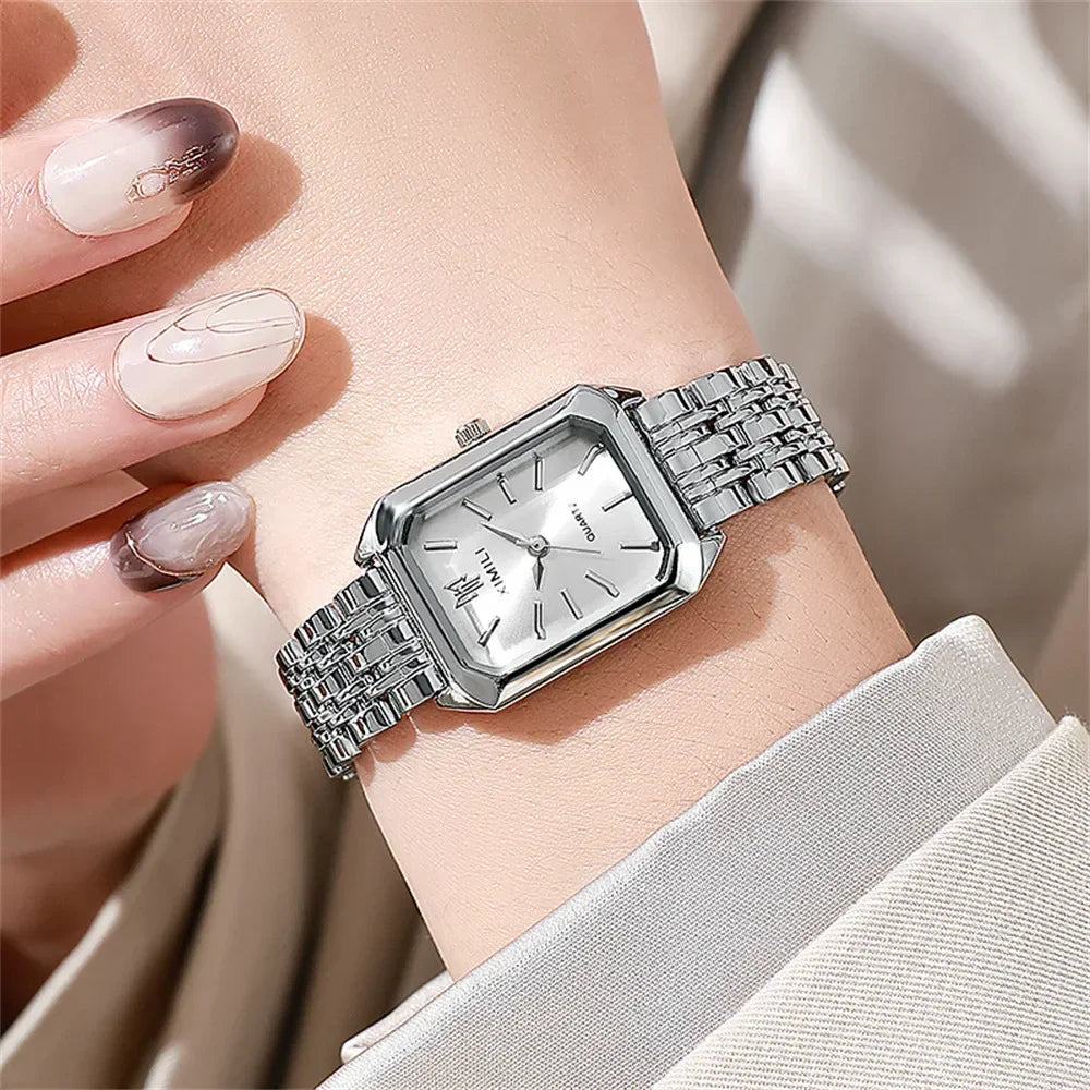 Women's Lightweight Stainless Steel Watch – 8 Colors Women's Fashion Watch Qme