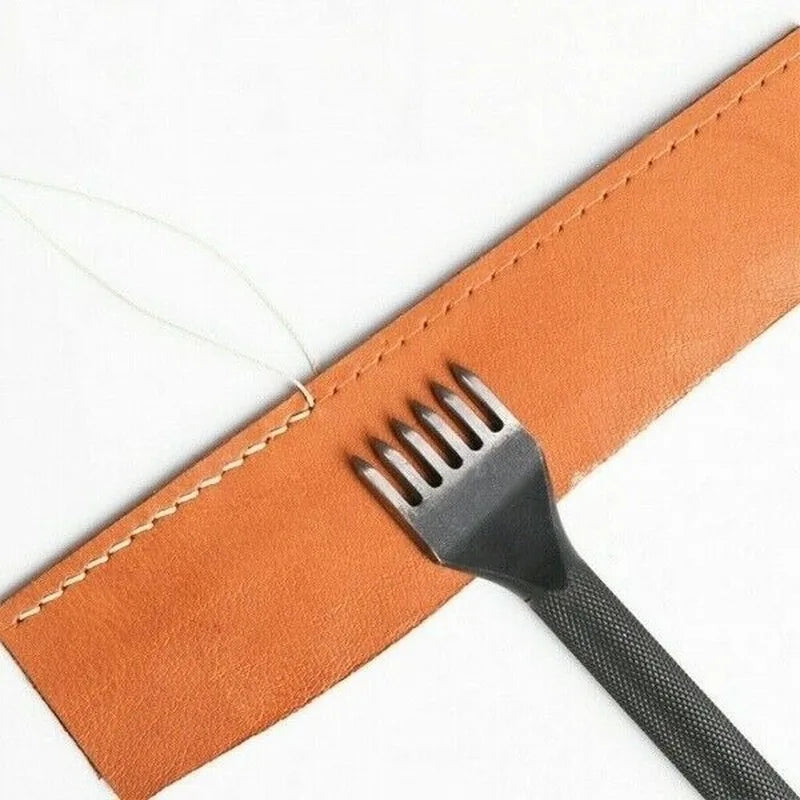 Leather Craft Stitching Punch Tool Set – 1/2/4/6 Claw DIY Kit Leather Stitching Punch Set Qme