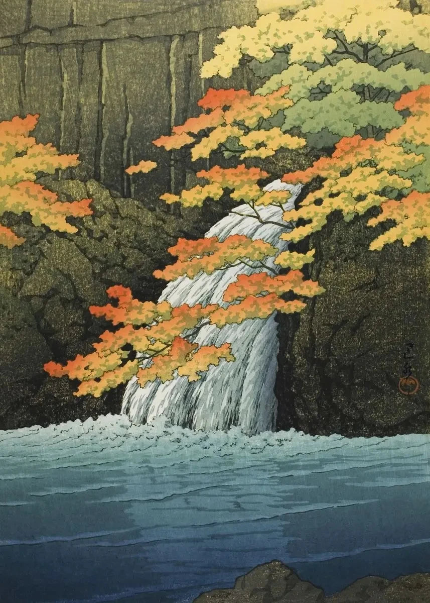 Kawase Hasui Japanese Landscape Canvas Poster | Wall Art Print Canvas Wall Art Qst