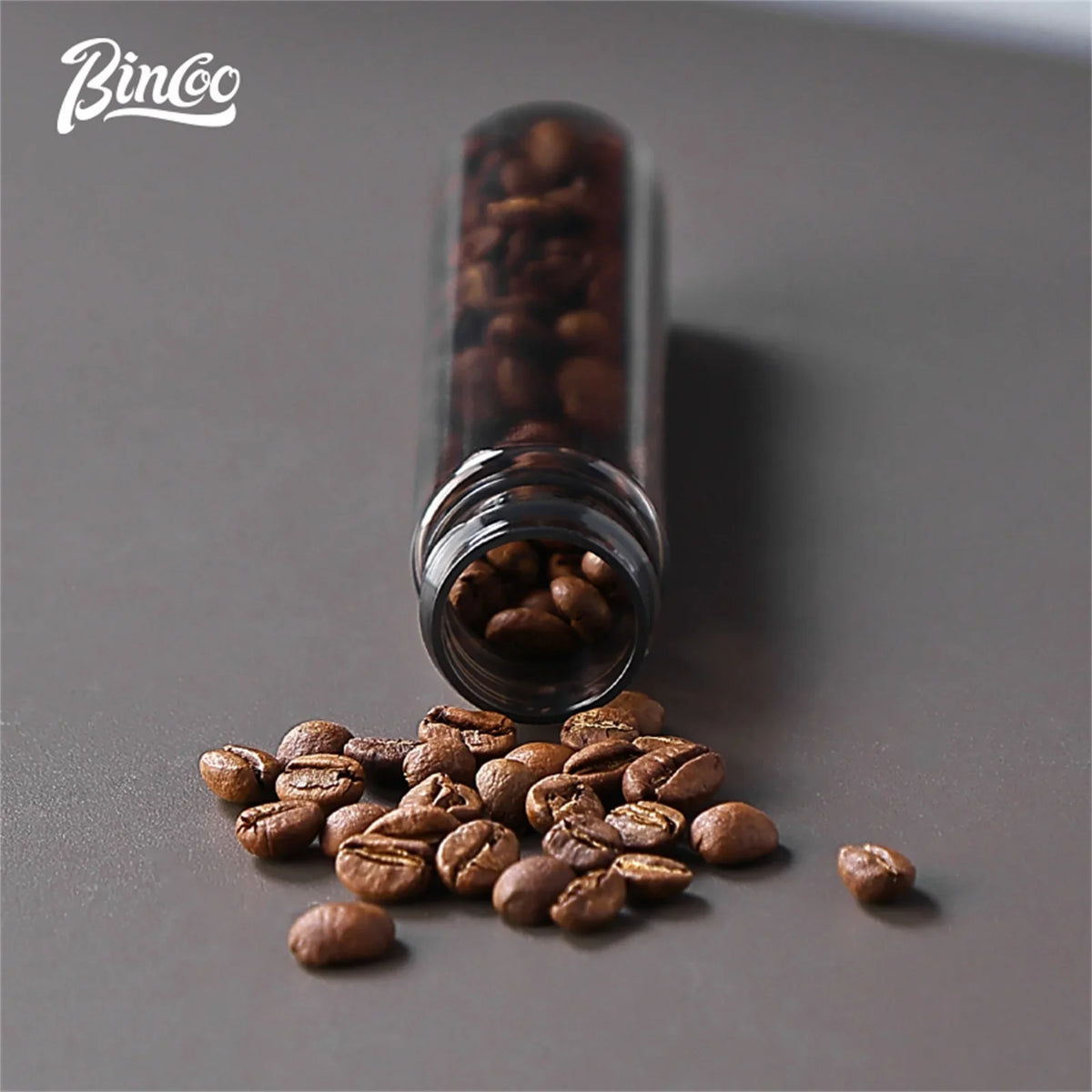 BINCOO Single Dose Coffee Bean Storage Tubes – 6-Tube Shelf Set Coffee Bean Storage Set Qst