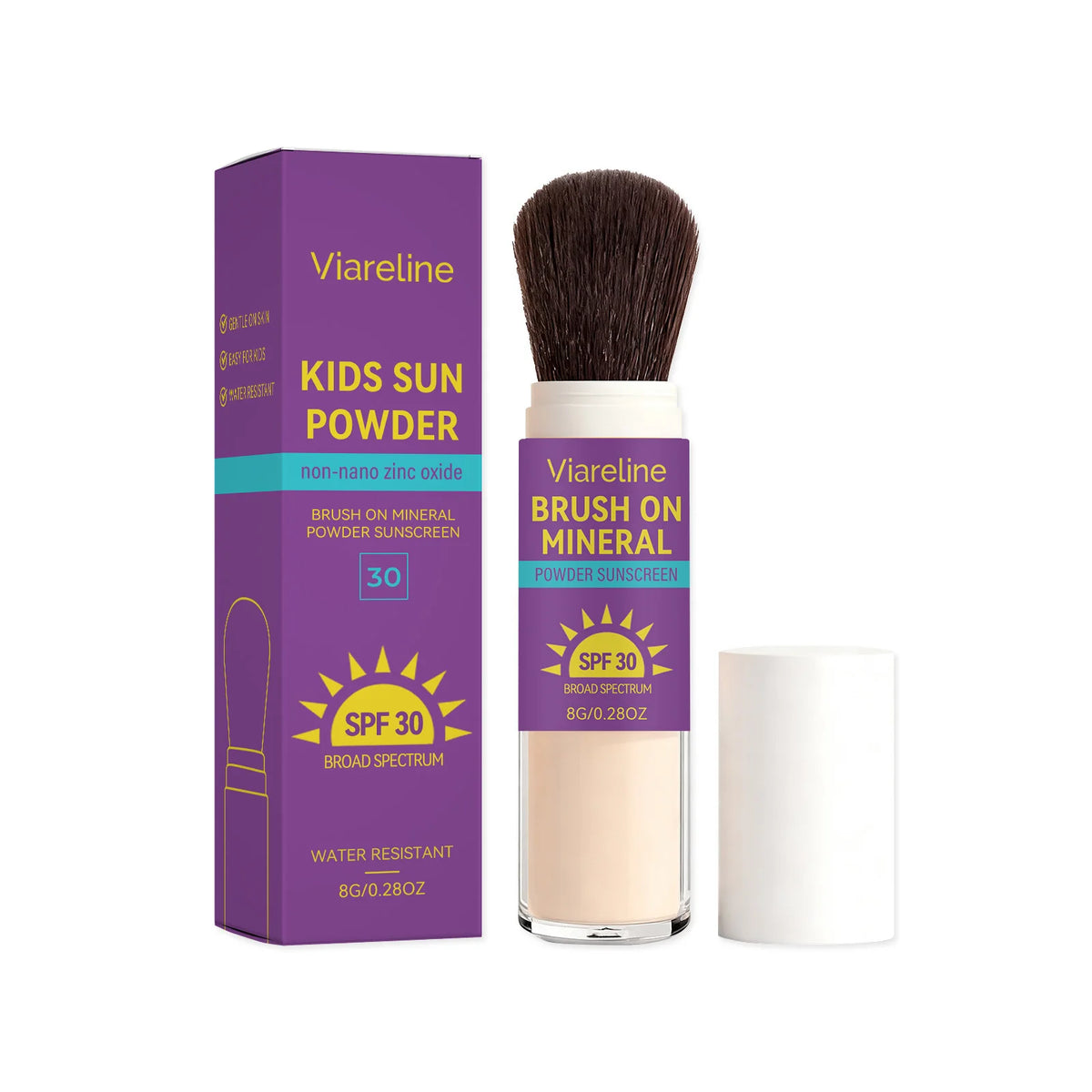 SPF30 Kids Sunscreen Powder – Broad-Spectrum UV Shield, 8g Kids Sunscreen Powder Qst 8G Boxed