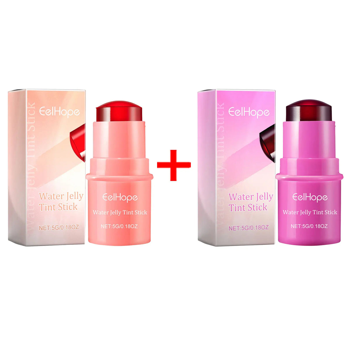 Eelhope 3-in-1 Milk Jelly Tint Blush & Lip Color Stick Blush & Lip Tint Qst A and B
