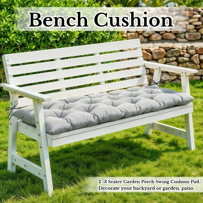 Outdoor Bench Cushion – Thick Padded Porch Swing Seat Pad Outdoor Bench Cushion Qst
