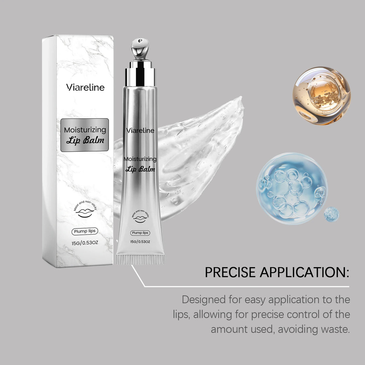 VIARELINE Moisturizing Lip Balm – Nourishing & Brightening Lip Balm Qst