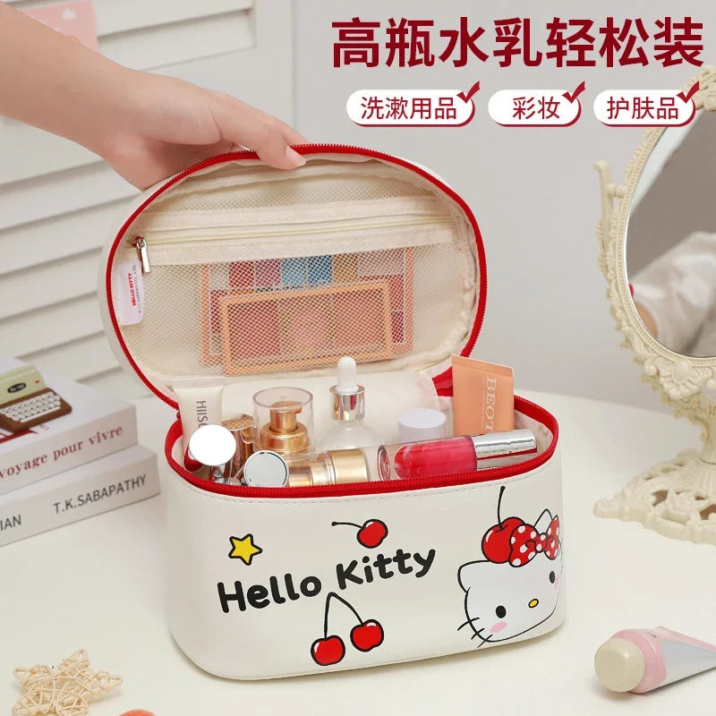 Hello Kitty Kuromi Cartoon Handbag – Large Capacity PU Tote Cartoon Handbag Qme