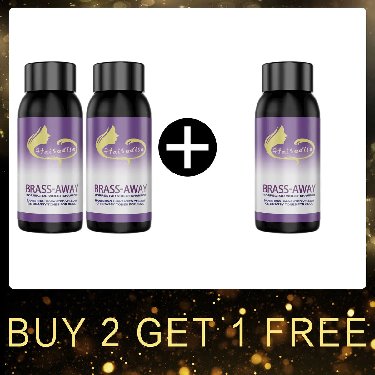 EELHOE Purple Shampoo – Tone Blonde & Bleached Hair 30ml Purple Toning Shampoo Qst 3pcs