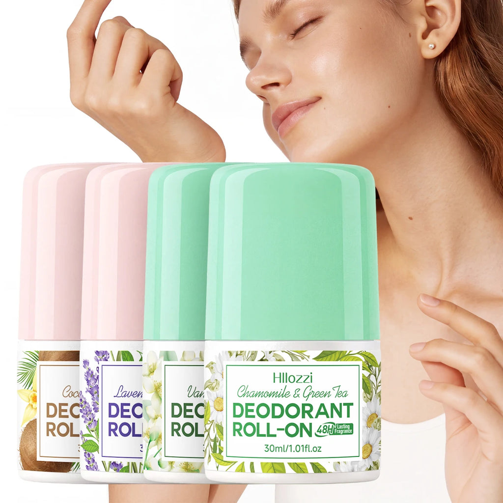48-Hour Roll-On Deodorant – Unisex Odor & Sweat Protection Roll-On Deodorant Qst