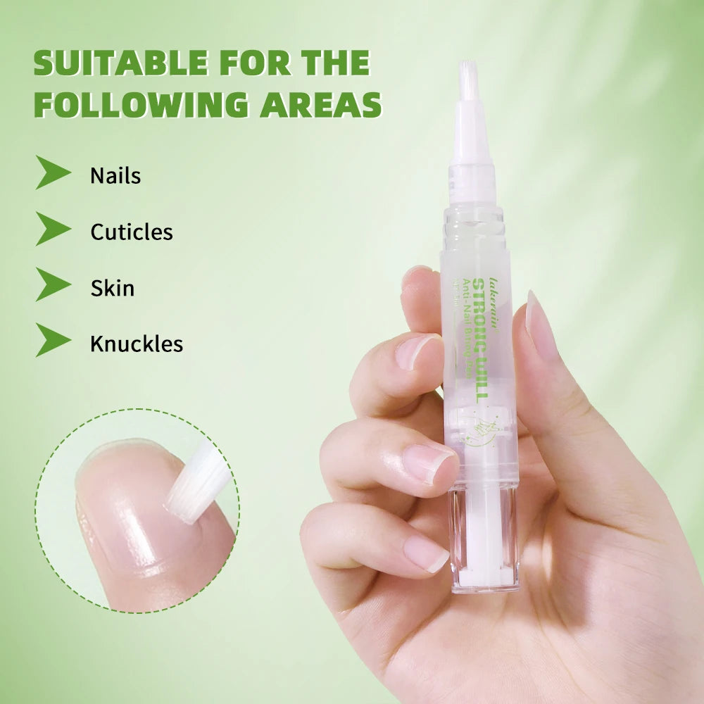 Lakerain Anti-Bite Nail Pen – Adults & Kids Nail Biting Stop Nail Treatment Pen Qst