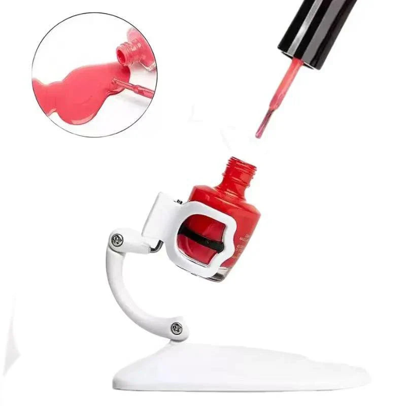 Hands-Free Nail Polish Bottle Stand Holder – DIY Nail Art Nail Polish Holder Qme