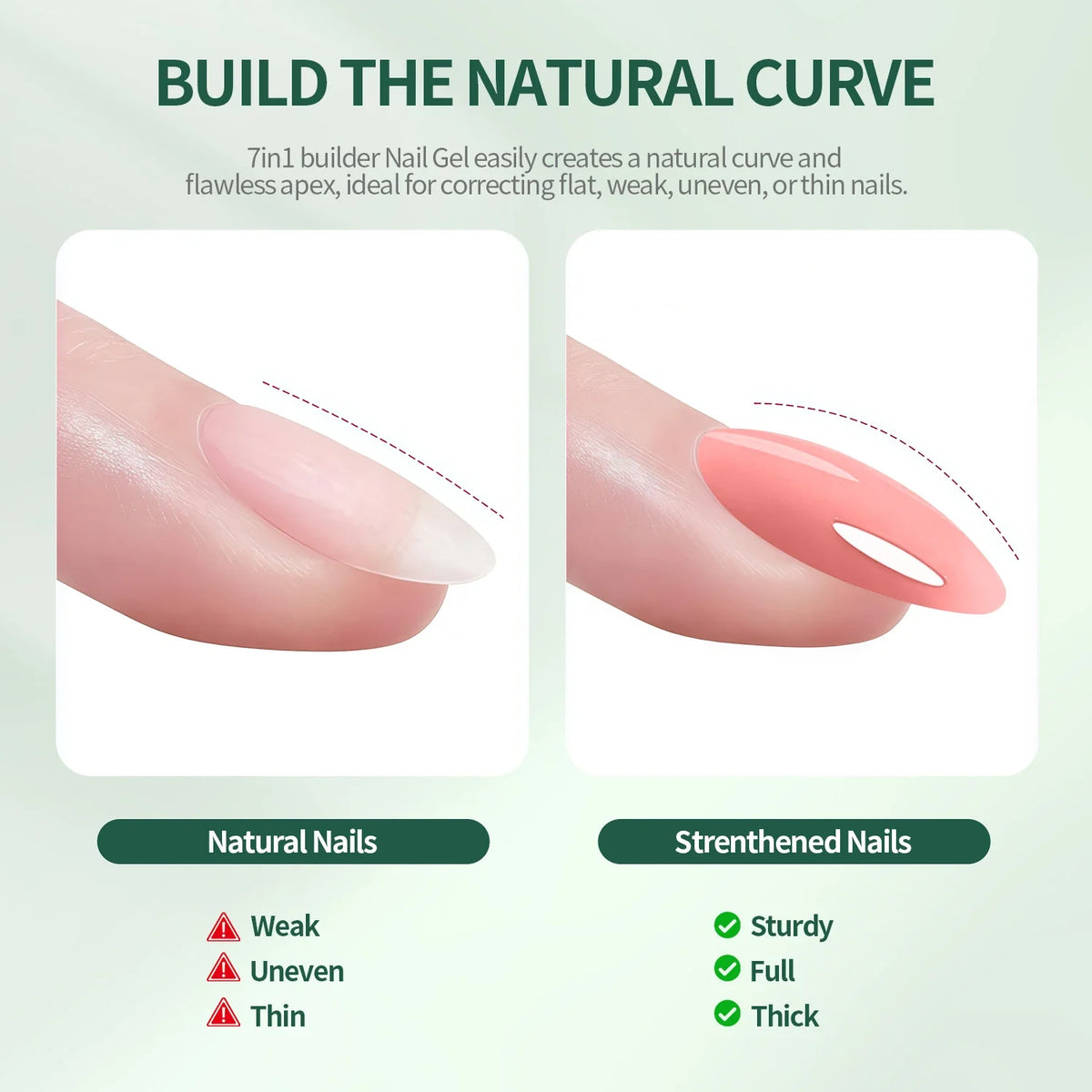 Nailpop 7-in-1 Builder Gel Polish | 8 Colors | 15ml Builder Gel Polish Qme