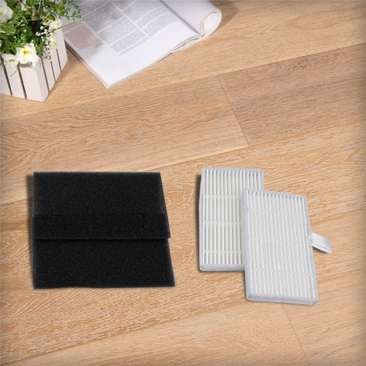 4-Pack Replacement Filters for Conga 7490 & 8290 Vacuum Vacuum Filter Set Qme