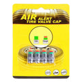 Tire Pressure Monitoring Valve Caps – 4-Pack Color Sensor Tire Pressure Caps Qme A