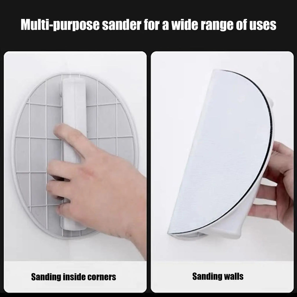 Hand Sander Self-Adhesive Sandpaper Holder – Walls & Wood Hand Sanding Block Qme