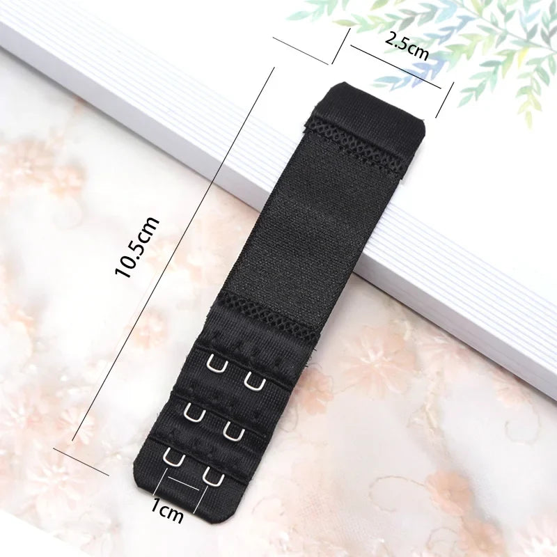 2-Hook Bra Strap Extenders – Adjustable Buckle, 4 Colors Bra Strap Extender Qme