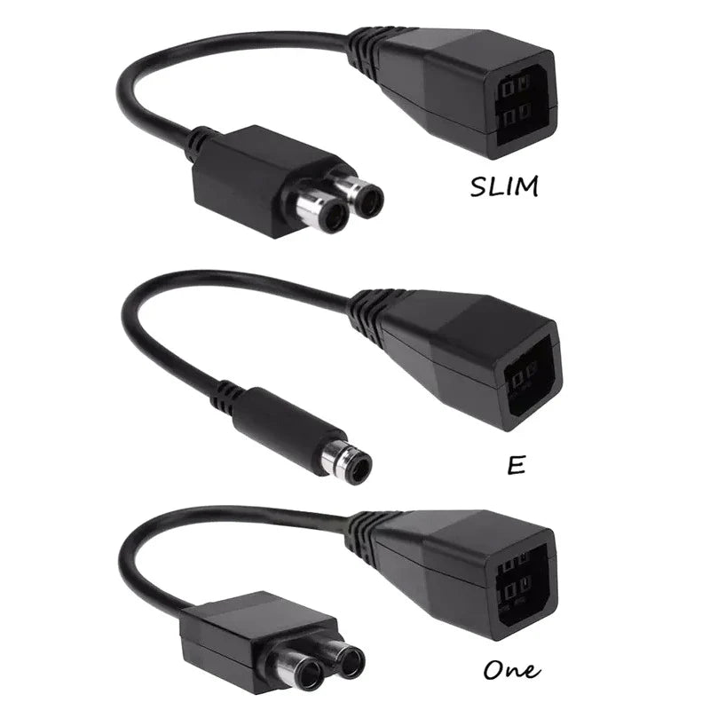 Xbox 360 Slim & One E AC Power Adapter Cable Converter Cord Power Adapter Cable Qme