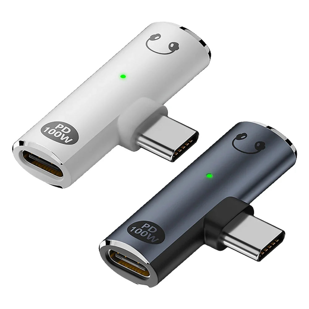 USB-C to 3.5mm Headphone & Charger Adapter PD 100W Splitter USB-C Audio Adapter Qme