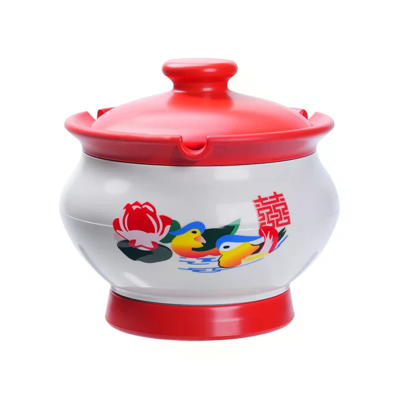 Retro Decorative Ashtray with Windproof Lid | Spittoon Style Decorative Ashtray Qme