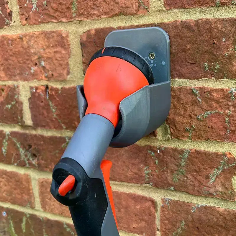 Wall Mount Garden Hose Nozzle Holder Bracket with Screws Hose Nozzle Bracket Qme