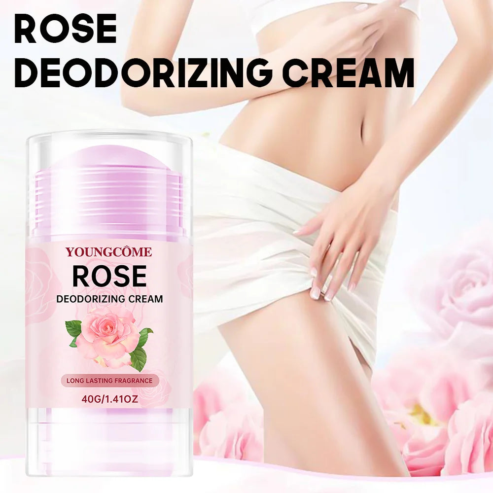 YOUNGCOME Rose Deodorant Stick – All-Day Fresh & Dry Deodorant Stick Qst
