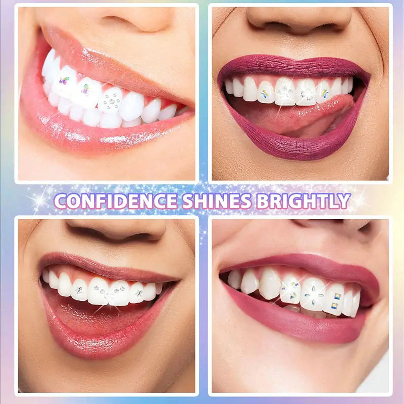 DIY Tooth Gem Kit – Crystal Teeth Jewelry | 8 Color Options Tooth Gem Kit Qme