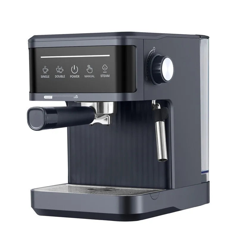 HAOYUNMA 20Bar Semi-Automatic Espresso Machine & Milk Frother Espresso Machine Qst Black UK