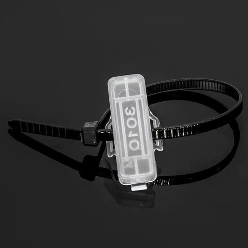 Plastic Cable Label Tags – Wire & Data Cable Name Holders 100pcs Cable Label Tags Qme