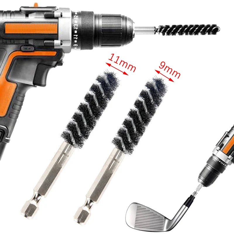 Golf Club Hosel Wire Brush – Electric Drill Cleaning Tool Golf Club Cleaning Brush Qme