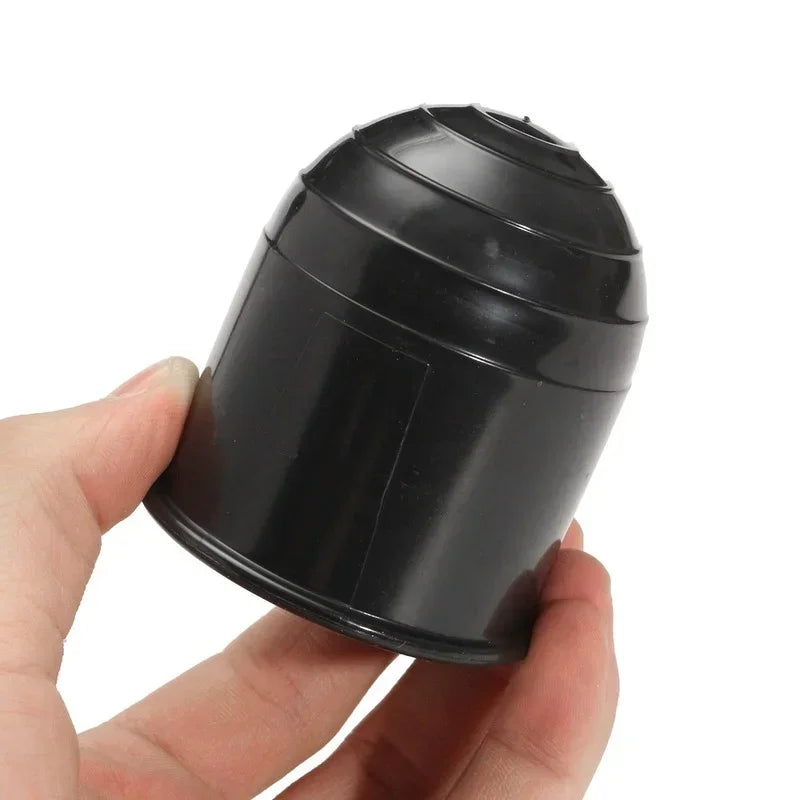 Universal 50mm Tow Ball Cover Black ABS Hitch Cap Tow Ball Cover Qme
