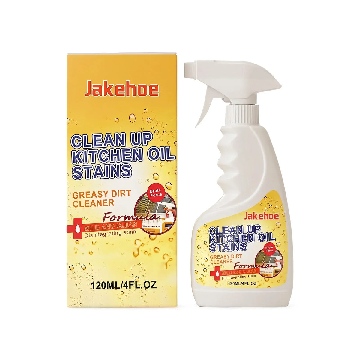 Kitchen Grease Remover Spray – Fast-Acting Degreaser Kitchen Degreaser Spray Qme 120ml Boxed