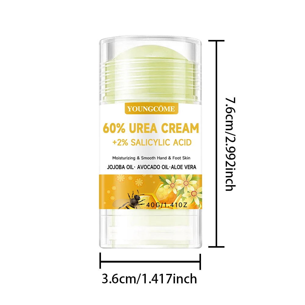 YOUNGCOME 60% Urea + 2% Salicylic Acid Foot Cream & Deodorant Foot Cream & Deodorant Qst 40g