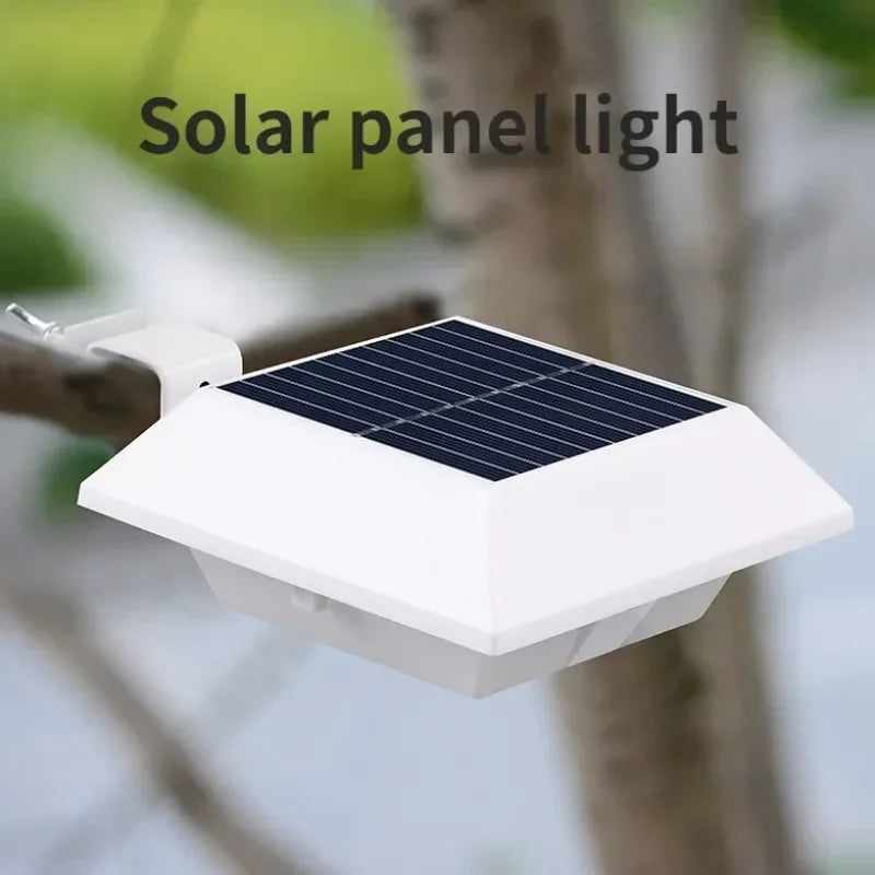 Outdoor LED Solar Security Flood Light – Waterproof Auto On/Off Solar Flood Light Qme White Warm Light