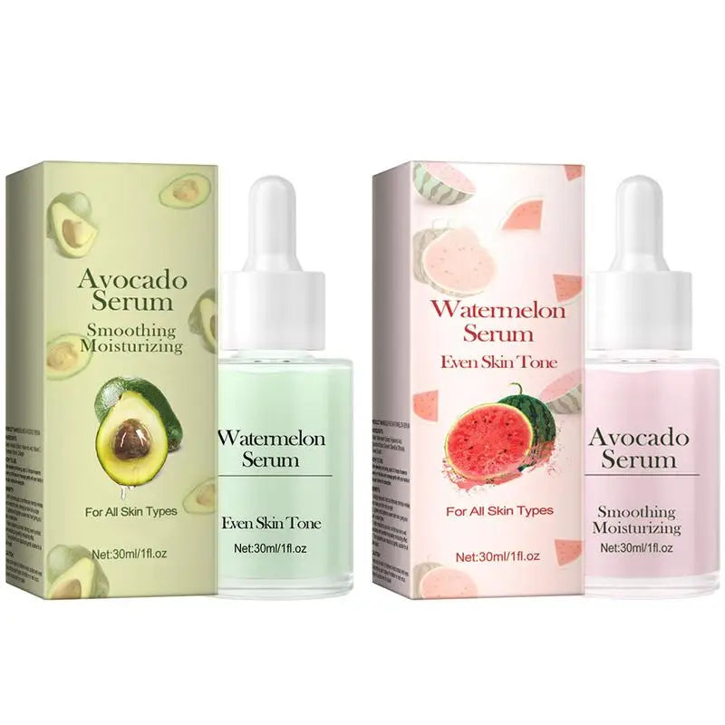 Avocado Watermelon Firming Face Serum | Lifting Essence 30ml Face Serum Qme Avocado Essence China Mainland