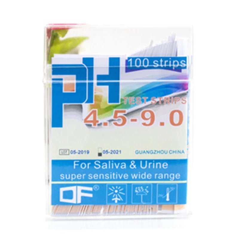 pH 0-14 Test Strips – 100pc Litmus Paper Indicator pH Test Strips Qme
