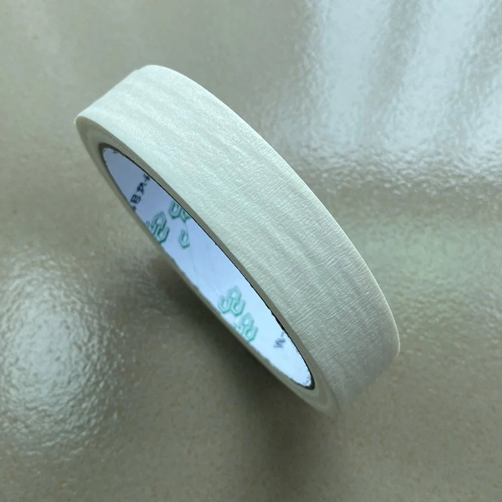 White Painter's Masking Tape – Crepe Paper Single-Sided Painter's Masking Tape Qme Width 24mm3Pcs
