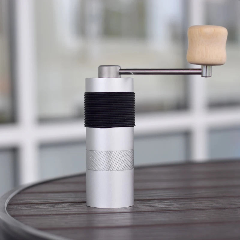 Jaffee Mini Manual Coffee Grinder – Titanium Burr Mill Manual Coffee Grinder Qst