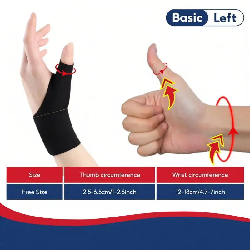 Ergonomic Wrist & Thumb Support Brace | One Size | 4 Colors Wrist Thumb Brace Qme
