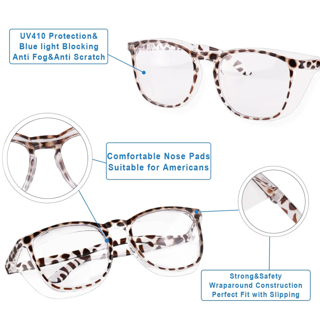VOPHA HM9 Anti-Fog Safety Goggles – UV & Dust Protection Protective Safety Goggles Qst