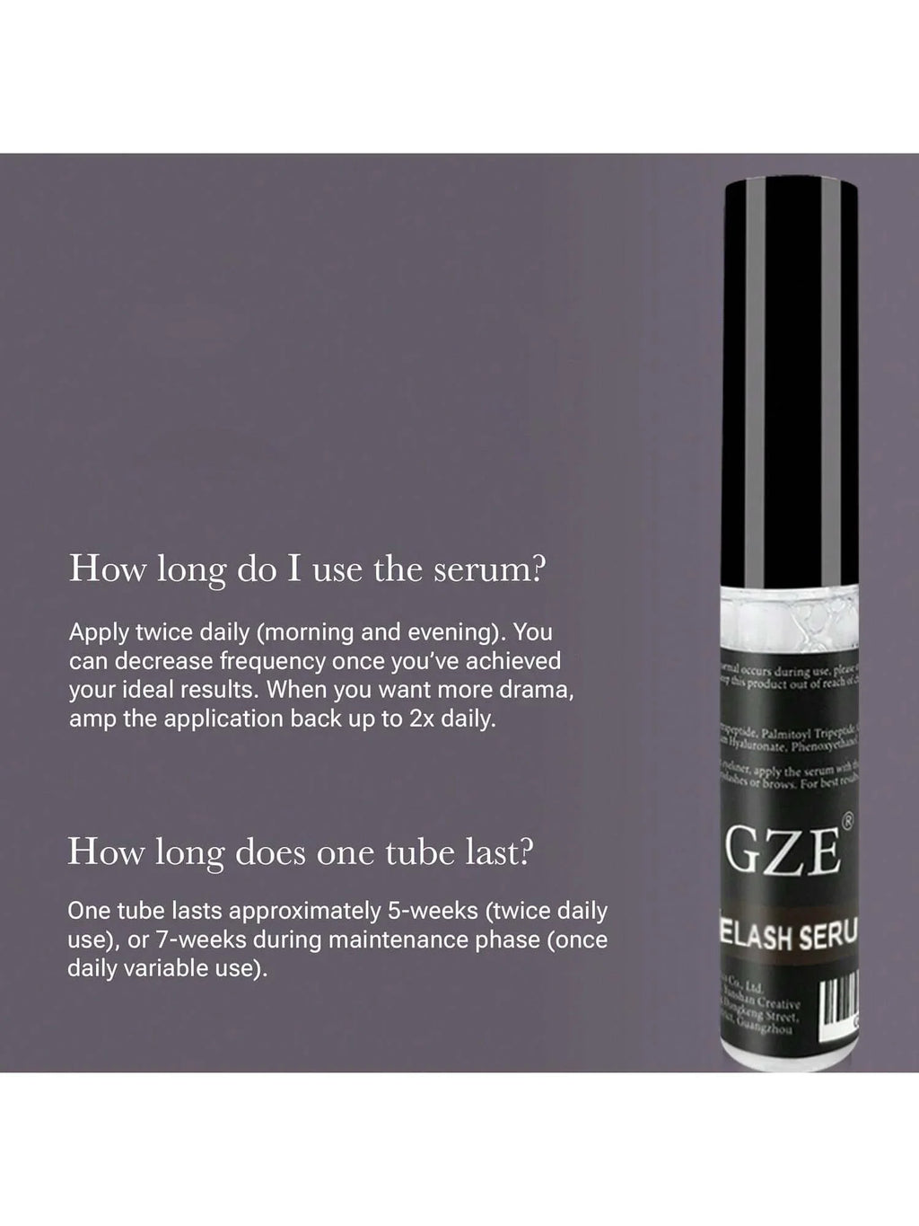 GZE Eyelash Boosting Serum – Fuller, Longer-Looking Lashes Eyelash Boosting Serum Qme