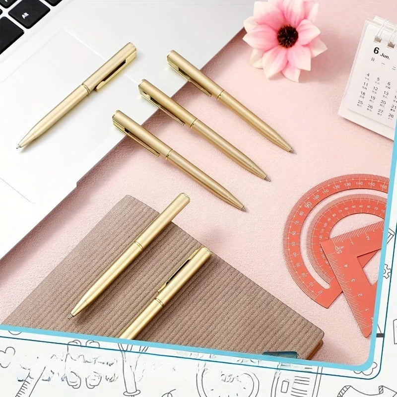 Qme Mini Ballpoint Pen – Short Black Ink Pen for Notebooks Mini Ballpoint Pen Qme