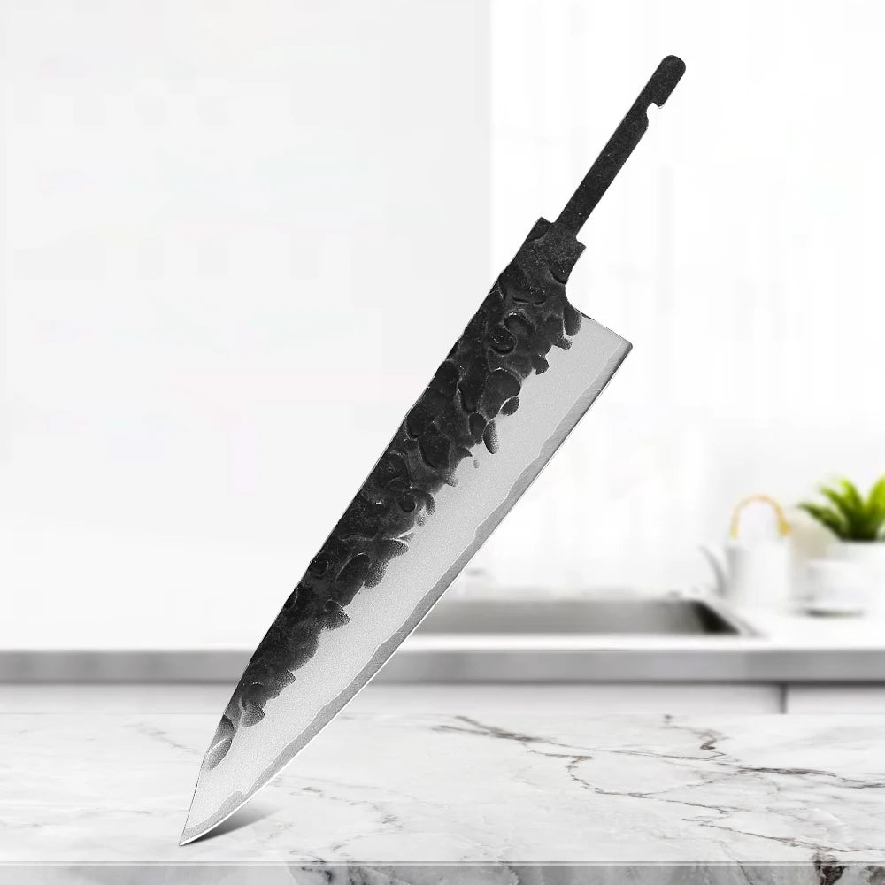 DASHWAY 5.5" Japanese Knife Blank Blade – DIY Composite Steel Knife Blank Blade Qst