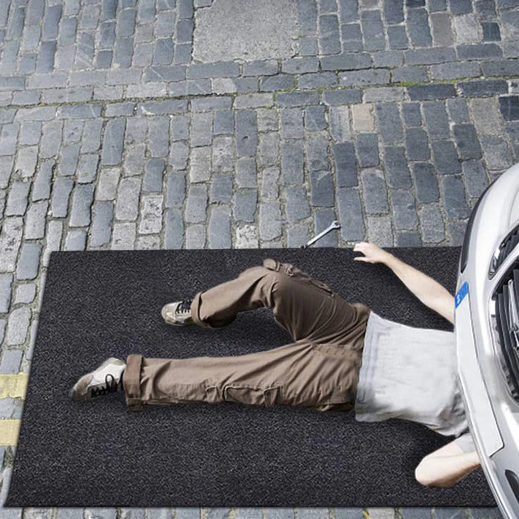Absorbent Car Maintenance Mat – Soft Padded Floor Mat 36"x60" Car Maintenance Mat Qme